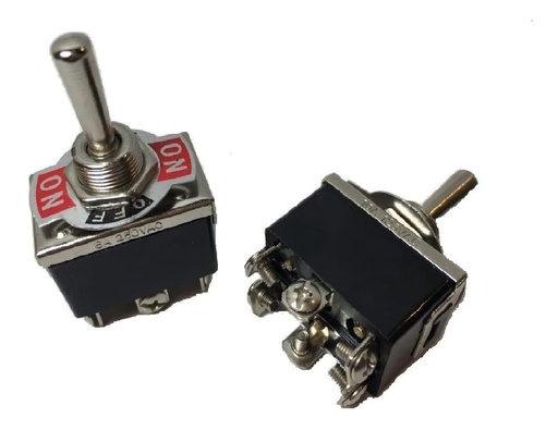 [326] Switch Interruptor Palanca Cola De Rata 6 Patas 2P 2T 10A 125V