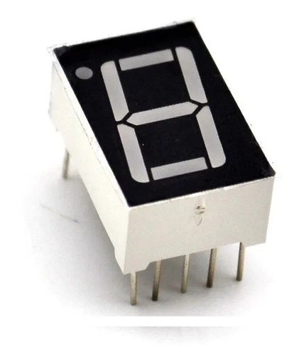 [341] Display Siete Segmentos Ánodo Común LED Rojo