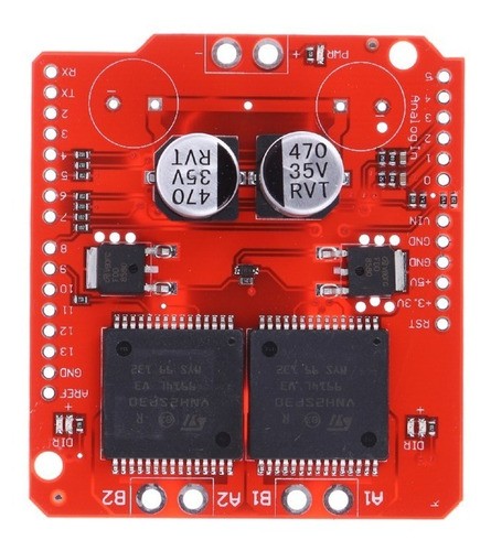 [350] Puente H VNH2SP30 Dual Para Motor Alto Amperaje 30A Monster Driver Shield Arduino PIC