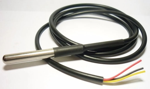 [426] Sensor De Temperatura DS18B20 Sonda Sumergible Contra Agua Arduino PIC