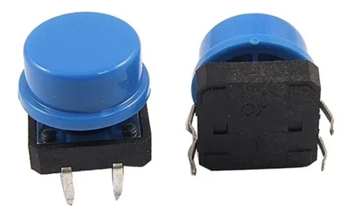 [445] Interruptor Push Button Botones Con Tapa Capucha De Colores