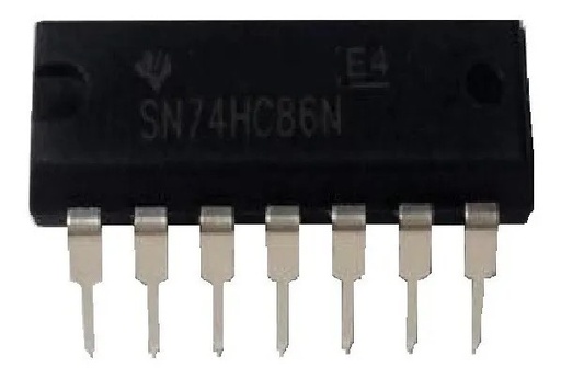 [559] Circuito Integrado Compuertas Lógicas 4 Compuertas XOR 74HC86N 74HC86 7486