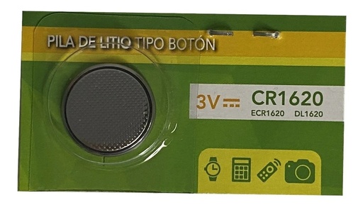[638] Pila Batería Radox 1620 CR1620 3V Tipo Botón De Litio