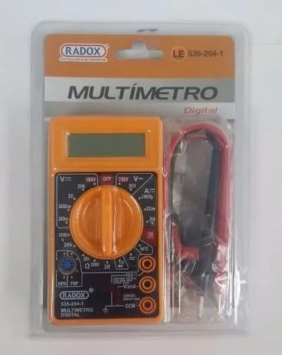 [729] Multímetro Digital Económico Con Zumbador
