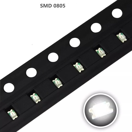 [1347] LED SMD 0805 BLANCO