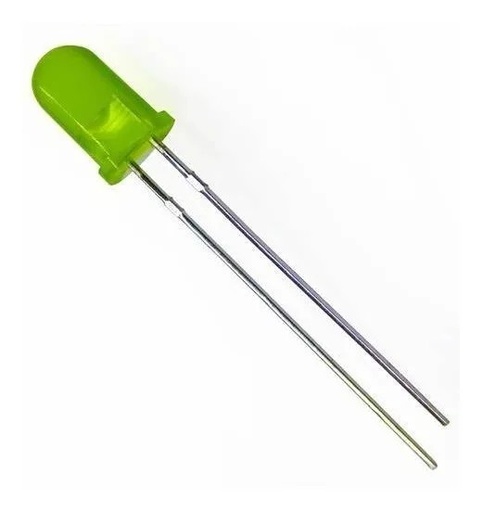 [1815] Led Opaco 5mm Verde