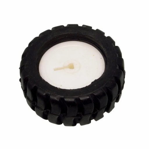 [1829] Llanta Tipo Pololu De Goma 4.2cm Económica