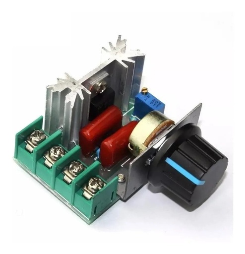 [1830] Dimmer Regulador De Voltaje Control De Velocidad Luz C.A. 220V 2000W