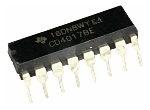 [1863] Circuito Integrado Flip-Flop Tipo D CD4017BE CD4017 4017