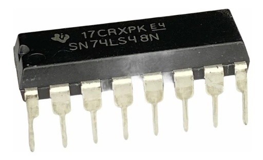 [1921] Circuitos Integrados Decodificador/Driver BCD A 7 Segmentso SN74LS48N DIP16