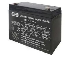 [2244] Pila Batería Radox 6V 12A Recargable Sellada De Ácido - Plomo