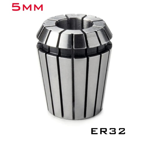 [2434] Mordaza Para Motor Spindle Motor ER32 5mm CNC Chuck Collet