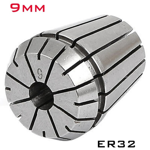[2435] Mordaza Para Motor Spindle Motor ER32 9mm CNC Chuck Collet