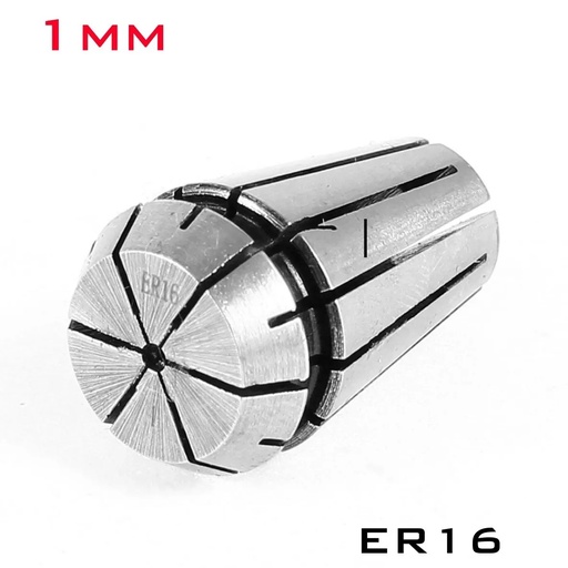 [2487] Mordaza Para Motor Spindle Motor ER16 1mm CNC Chuck Collet