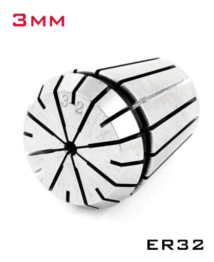 [2493] Mordaza Para Motor Spindle Motor ER32 3mm CNC Chuck Collet