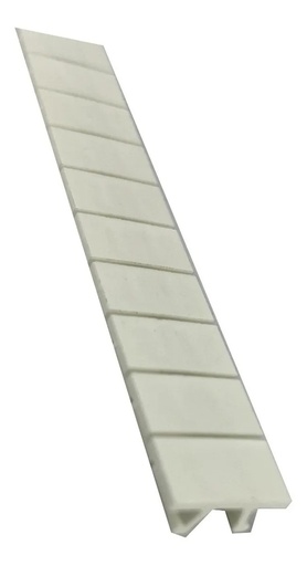 [2602] Tira De Etiquetas ZB 6 Para Clemas DIN Sin Rotular
