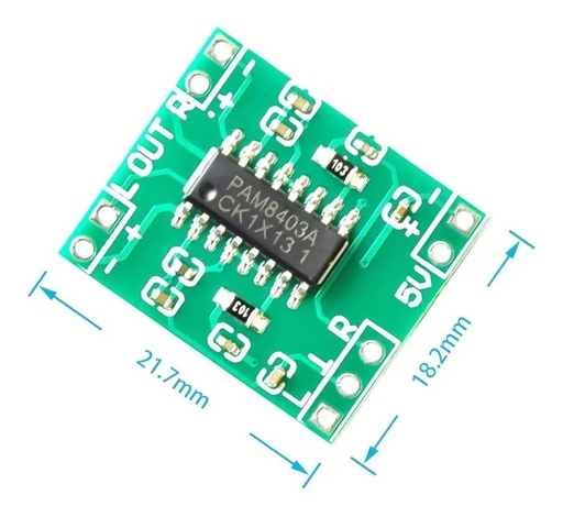 [2616] Modulo Pam8403 Mini Amplificador De Audio 2x3w 5V