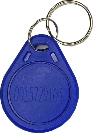 [2636] Llavero De Proximidad RFID 125KHz Código Ãšnico Universal Color Azul