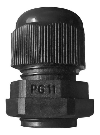 [2644] Conector Glándula Plástico Impermeable Pg11