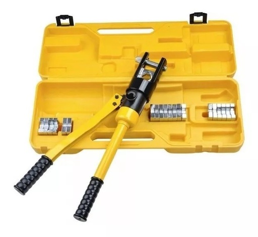 [2647] Pinza Ponchadora Hidráulica 16 - 300 Juego Con 23 Piezas