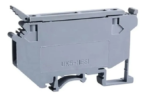 [2668] UK5-HESI 4mm2 Bornera de tornillo para Riel DIN fusible Terminal conector