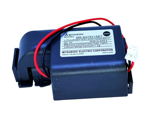 [2840] Pila Batería Mitsubishi MR-BAT6V1SET 17335 2CR17335A WK17 6V 1650mAh Conector Blanco