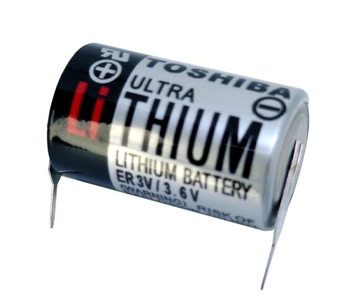 [2842] Pila Batería Toshiba ER3V 3.6V 1000mAh Pines Metalicos
