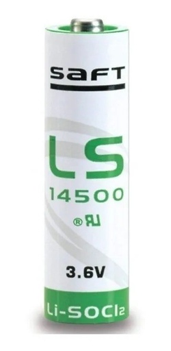 [2847] Pila Batería Saft 14500 LS14500 3.6V 2600mAh AA