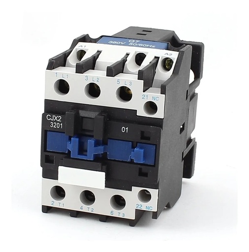 [2933] Contactor Relevador Trifásico CJX2-3201 3201 NC 32A Bobina 220V