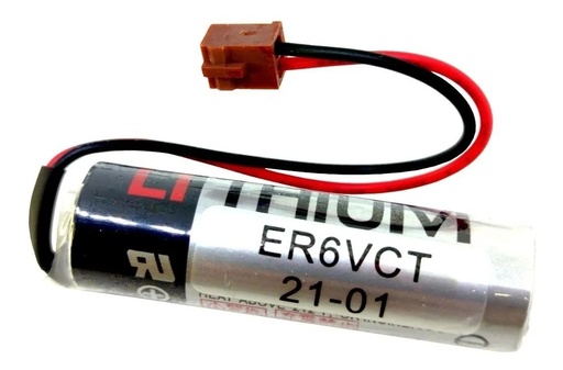 [3133] Pila Batería Toshiba ER6VCT 3.6V 2000mAh Conector Marrón Pequeño