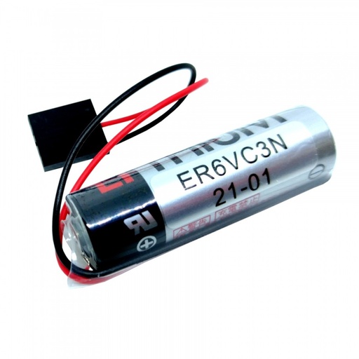 [3157] Pila Batería Toshiba ER6VC3N 3.6V 2000mAh Conector Negro 5 Pines YASKAWA