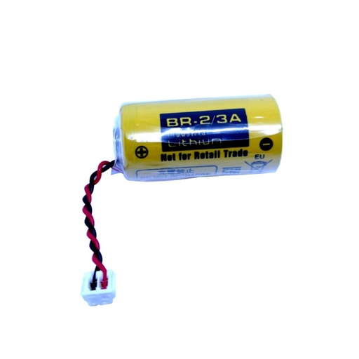 [3160] Pila Batería Panasonic WILPA 1607 BR-2/3A 3.0V 1200mAh Conector Blanco