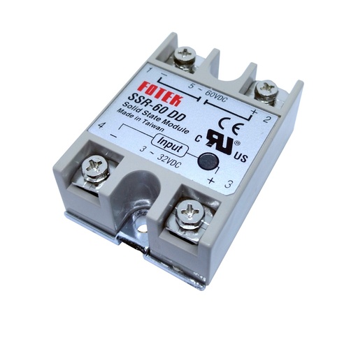 [3193] Relevador De Estado Sólido SSR-60-DD DC 5V A 60V 60A