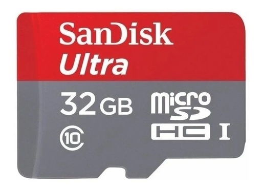 [3213] Tarjeta Memoria Micro SD 32GB SanDisk Ultra de Alta Velocidad