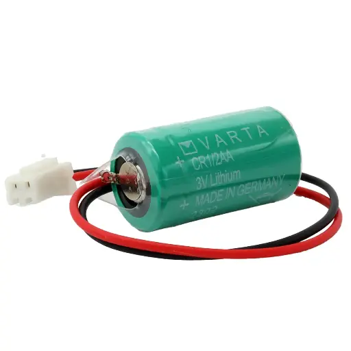 [3245] Pila Batería Varta  CR1/2AA 6127 3.0V 950mAh Conector Mediano Blanco Remplazo De Parte A500331143 SIEMENS