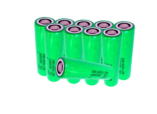 [3264] 10x Pila Batería Samsung 18650 INR18650-25R 3.6V 2500mAh