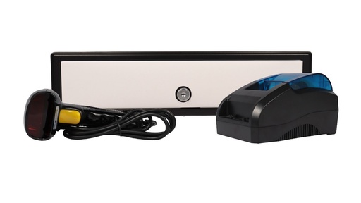 [3322] Kit Punto De Venta Impresora 58mm Con Lector Pos Usb Y Caja registradora