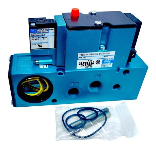 [3329] Electro Válvula Neumática 24VDC 5.4W Modelo: 82A-AC-BKA-TM-DDAP-1DA 4V/2P NPT 1/4
