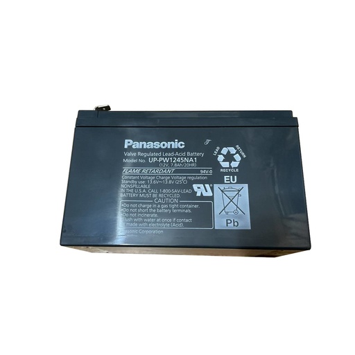 [4621] Pila Batería Panasonic UP-PW1245NA1 UPPW1245NA1 12V 7800mAh
