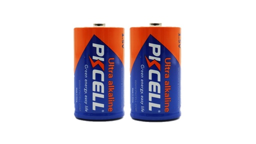 [4708] 2x Pila Batería Pkcell Tipo D Alcalina Lr20 1.5v