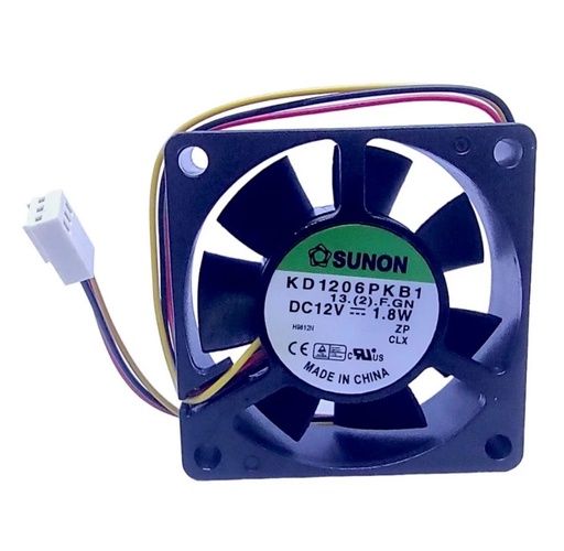 [4713] Ventilador Sunon KD1206PKB1 12VDC 1.8W 60mm x 60mm x 20mm con conector blanco