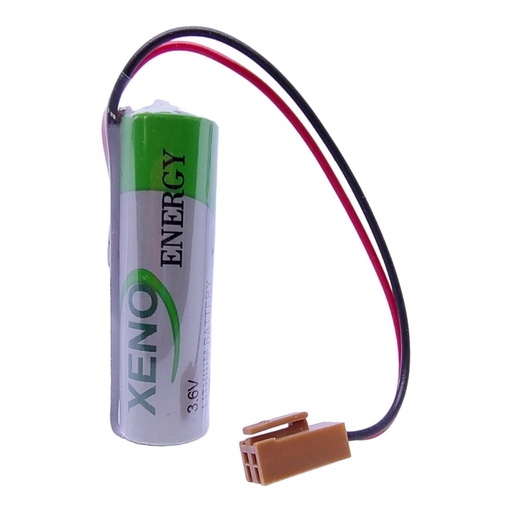 [4733] Pila Batería Xeno XL-060F 3.6v AA 1200mAh Conector Marrón
