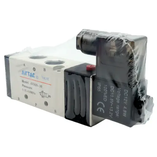 [4741] Válvula Neumática Airtac 4V310-10 12V DC 5 Vías 2 Posiciones