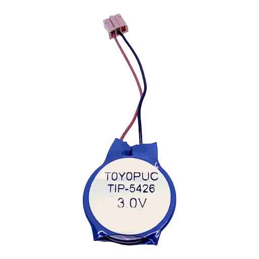[4803] Pila Batería Toyopuc Tip-5426 3.0v Conector Marrón Mediano 