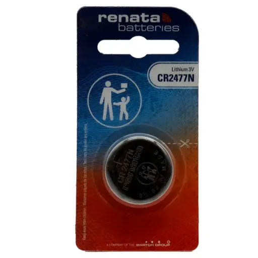 [4815] Pila Batería Renata CR2477N 3.0V 1000mAh Tipo Botón De Litio
