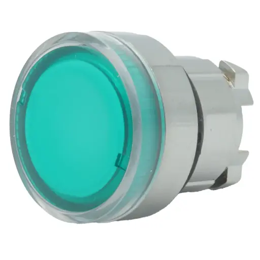 [4905] Cabeza de Pulsador Iluminado Schneider Electric ZB4BW33 Ø22 Verde