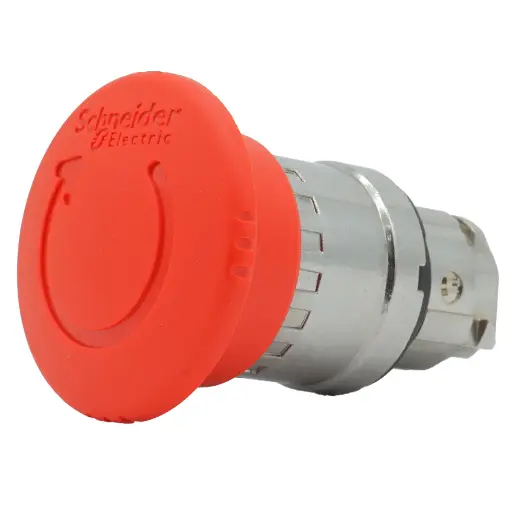[4908] Cabeza Botón Emergencia Push Button Schneider Electric ZB4BS844 40mm Giro Restablecimiento