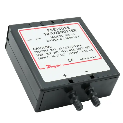[4930] Transmisor De Presión Diferencial Dwyer 616-6 Para Gases 