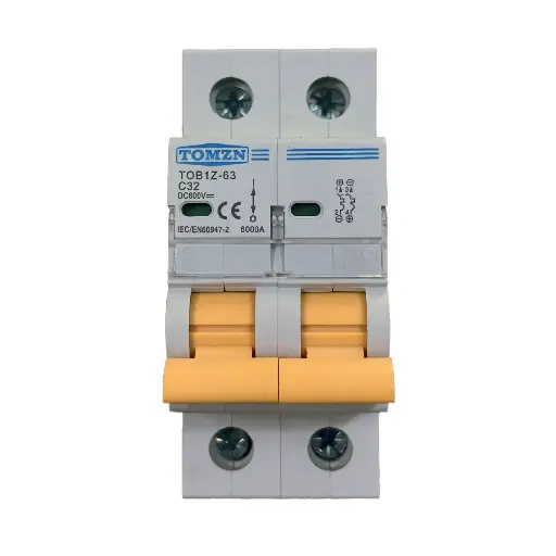 [4979] Interruptor Termomagnético TOMZN TOB1Z-63 C32 600V DC 32A Solar Fotovoltaico