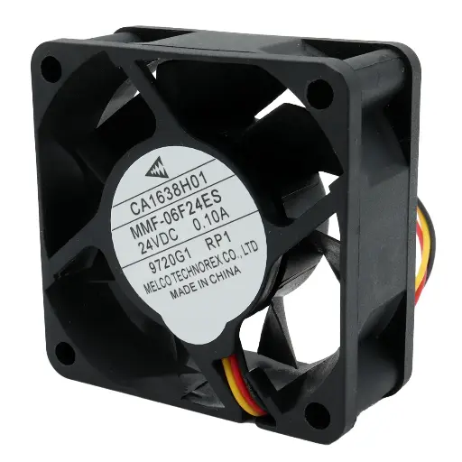 [4953] Ventilador MELCO TECHNOREX CA1638H01 MMF-06F24ES 9720G1 RP1 24V DC 0.10A 60mm x 60mm x 25mm